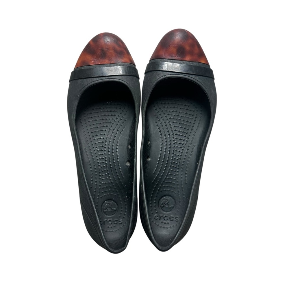 Crocs‎ Cap Toe Tortoise Ballet Flats Size 9